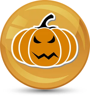 Halloween Jack O Lantern Emoji PNG Image