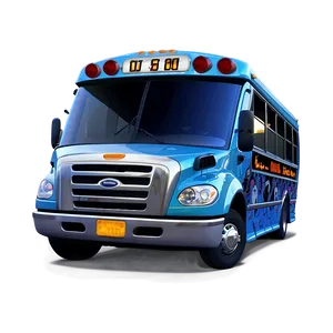 Halloween Party Bus Spooktacular Png Alj PNG Image