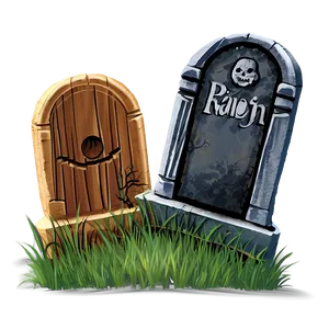 Halloween Party Diy Tombstones Png 06262024 PNG Image