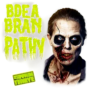 Halloween Party Zombie Apocalypse Theme Png 18 PNG Image