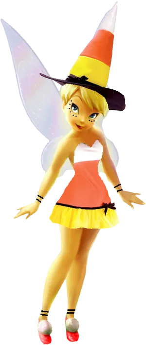 Halloween Tinkerbell Costume PNG Image