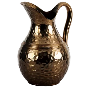 Hammered Bronze Pitcher Png Icw PNG Image