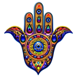 Hamsa Hand Art Png Lop84 PNG Image