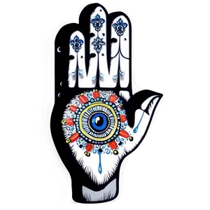 Hamsa Hand Drawing Png Jnu PNG Image