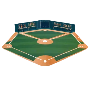 Hand-drawn Baseball Diamond Sketch Png 56 PNG Image