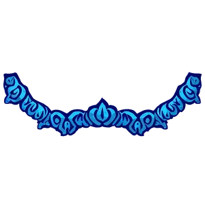 Hand Drawn Blue Border Png Kfd PNG Image