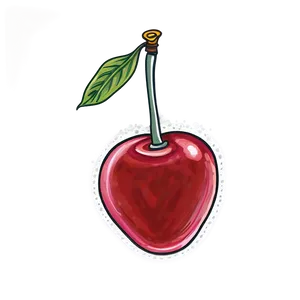 Hand-drawn Cherry Bomb Png Bbh4 PNG Image