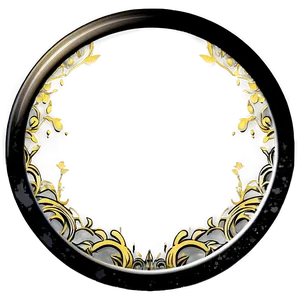 Hand Drawn Circle Frame Png Oeb PNG Image