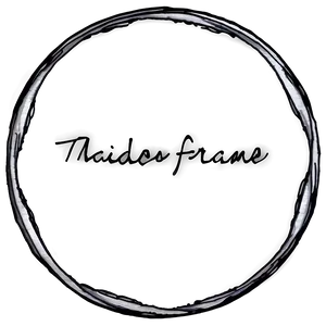 Hand Drawn Circle Frame Png Qxp68 PNG Image