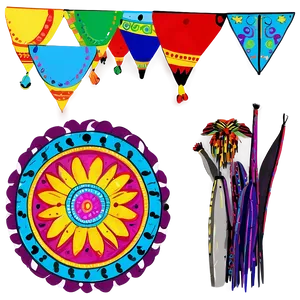 Hand-drawn Fiesta Elements Png Pqa45 PNG Image