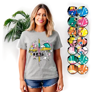 Hand-drawn Graphic Tee Designs Png 06272024 PNG Image