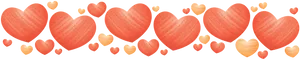 Hand Drawn Heart Border PNG Image