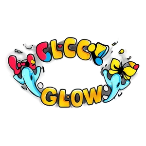 Hand-drawn Lets Glow Crazy Doodle Png Ous83 PNG Image