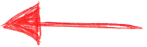 Hand Drawn Red Arrow PNG Image