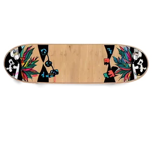 Hand-drawn Skateboard Deck Sketch Png 9 PNG Image