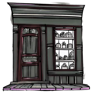 Hand Drawn Store Sketch PNG Lhh29 PNG