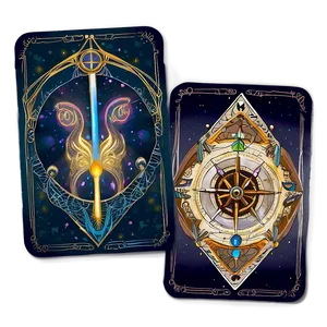 Hand-drawn Tarot Art Png Ltb PNG Image