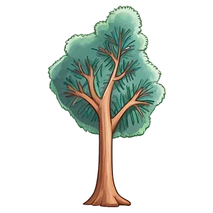 Hand Drawn Tree Elevation Png 06262024 PNG Image