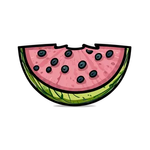 Hand-drawn Watermelon Slice Png 7 PNG Image