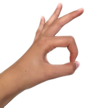 Hand Gesture O K Sign.png PNG Image