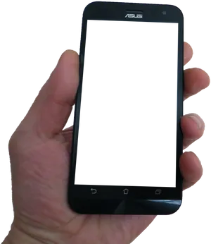 Hand Holding A S U S Smartphone PNG Image