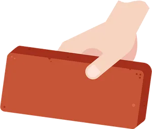 Hand Holding Red Card PNG Image