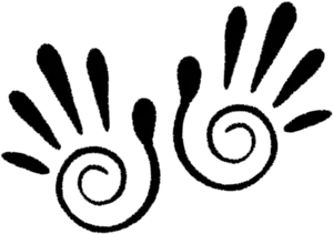 Hand Massage Icon Graphic PNG Image