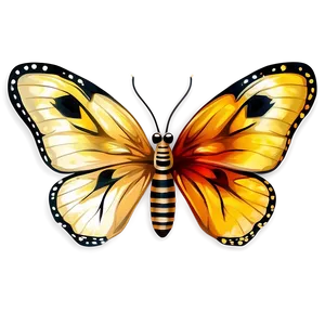 Hand Painted Butterfly Png Wkd22 PNG Image