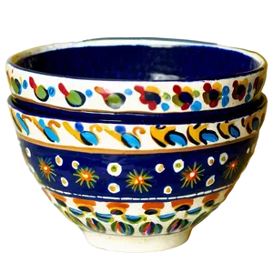 Hand-painted Clay Bowls Png Nle42 PNG Image