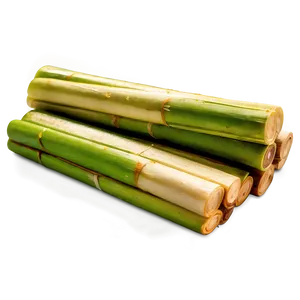 Hand-peeled Sugarcane Stick Png 06262024 PNG Image