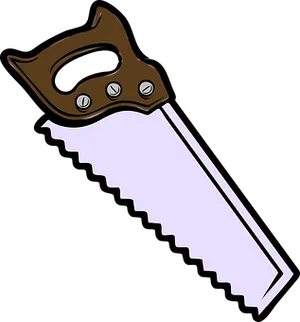 Hand Saw Graphic PNG Image