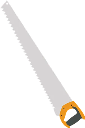 Hand Saw Vector Illustration PNG Image