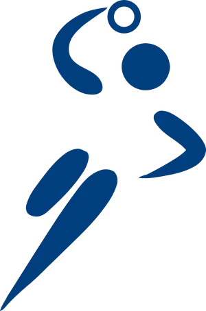 Handball Player Silhouette PNG Image