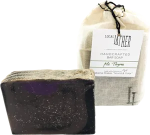 Handcrafted_ Bar_ Soap_with_ Packaging PNG Image