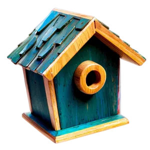 Handcrafted Birdhouse Png Gdi57 PNG Image