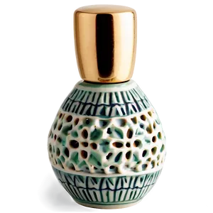 Handcrafted Ceramic Perfume Bottle Png Evd85 PNG Image