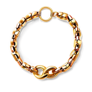 Handcrafted Gold Bracelet Art Png 06282024 PNG Image