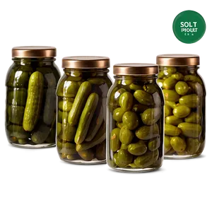 Handcrafted Pickle Jar Png Lou42 PNG Image