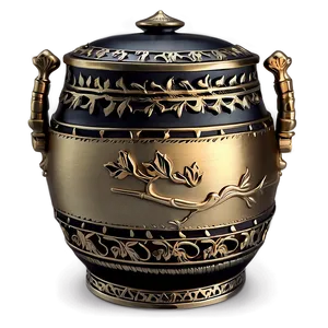 Handcrafted Urn Png Ppo PNG Image