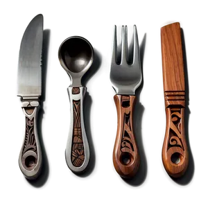 Handcrafted Utensils Design Png Vtt76 PNG Image