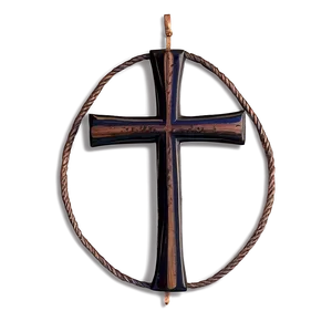 Handcrafted Wooden Cross Png Khu75 PNG Image