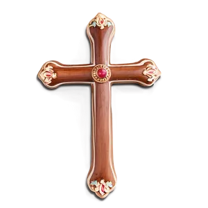 Handcrafted Wooden Cross Png Rjp31 PNG Image