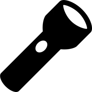 Handheld Flashlight Icon PNG Image