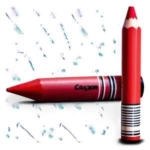 Handheld Red Crayon Png Yvk PNG Image