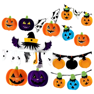 Handmade Halloween Decorations Png Fff15 PNG Image