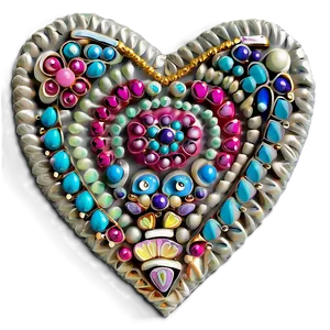 Handmade Heart Art Png 40 PNG Image