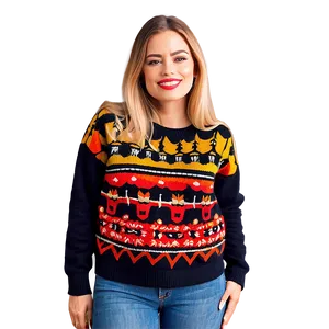 Handmade Sweater Illustration Png Swr37 PNG Image