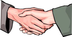 Handshake Agreement Illustration PNG Image