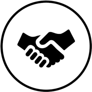 Handshake Icon Graphic PNG Image