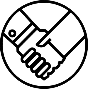 Handshake Icon Graphic PNG Image